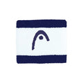 Muñequeras Head Striped 2.5 Azul Marino/Blanco 2025