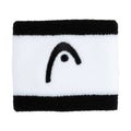 Muñequeras Head Striped 2.5 Negro/Blanco 2025