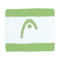 Muñequeras Head Striped 2.5 Verde Celery/Blanco 2025