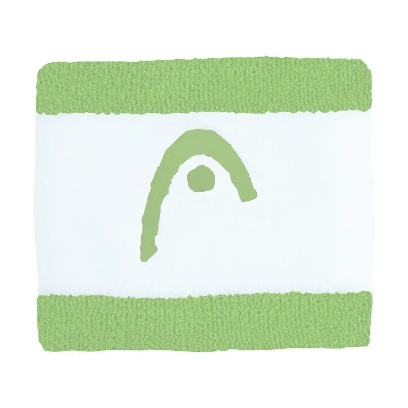 Muñequeras Head Striped 2.5 Verde Celery/Blanco 2025