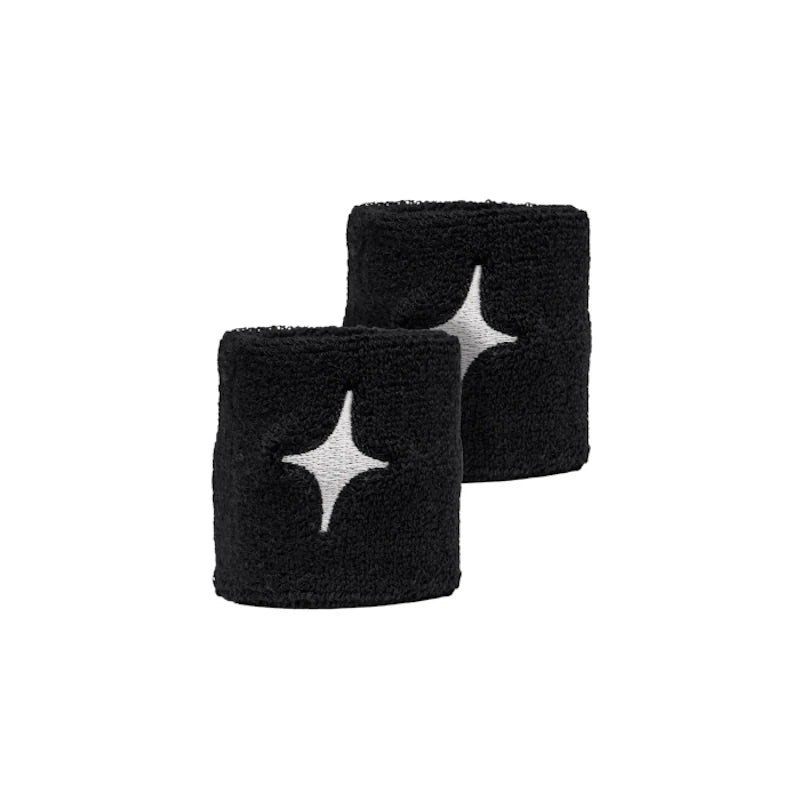 Muñequeras Starvie Negra Star Blanca