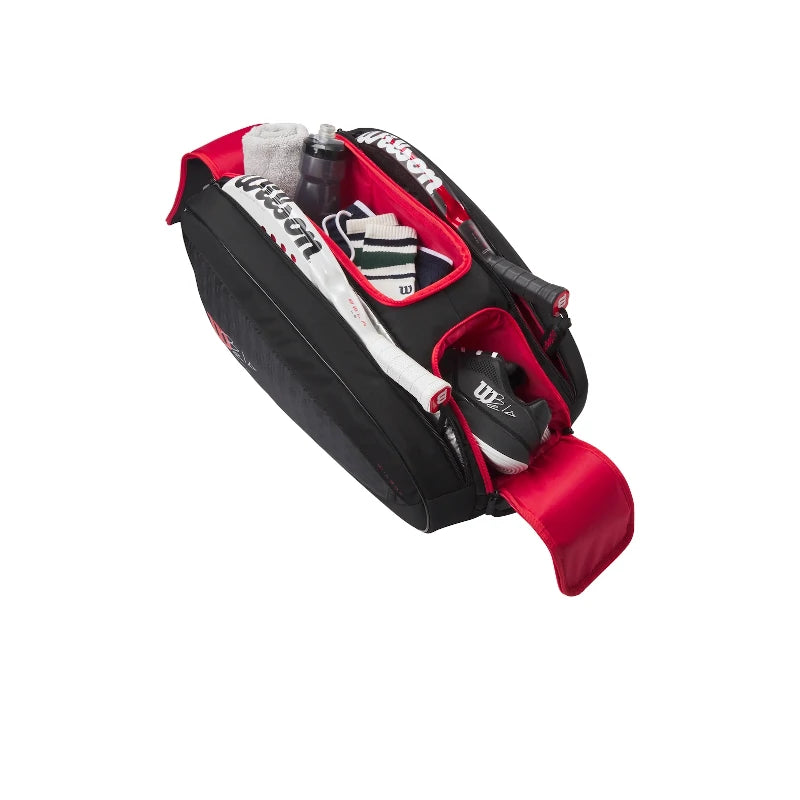 Paletero Wilson Bela V3 Padel Racket Bag Black/Red