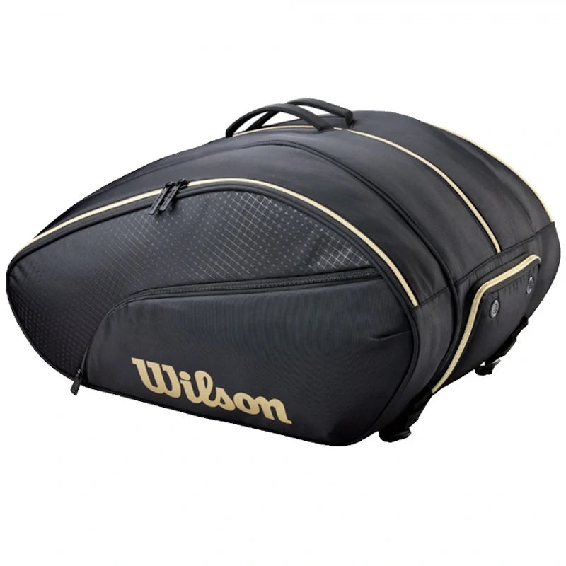 Paletero Wilson Defy V1 Negro/Dorado 2026