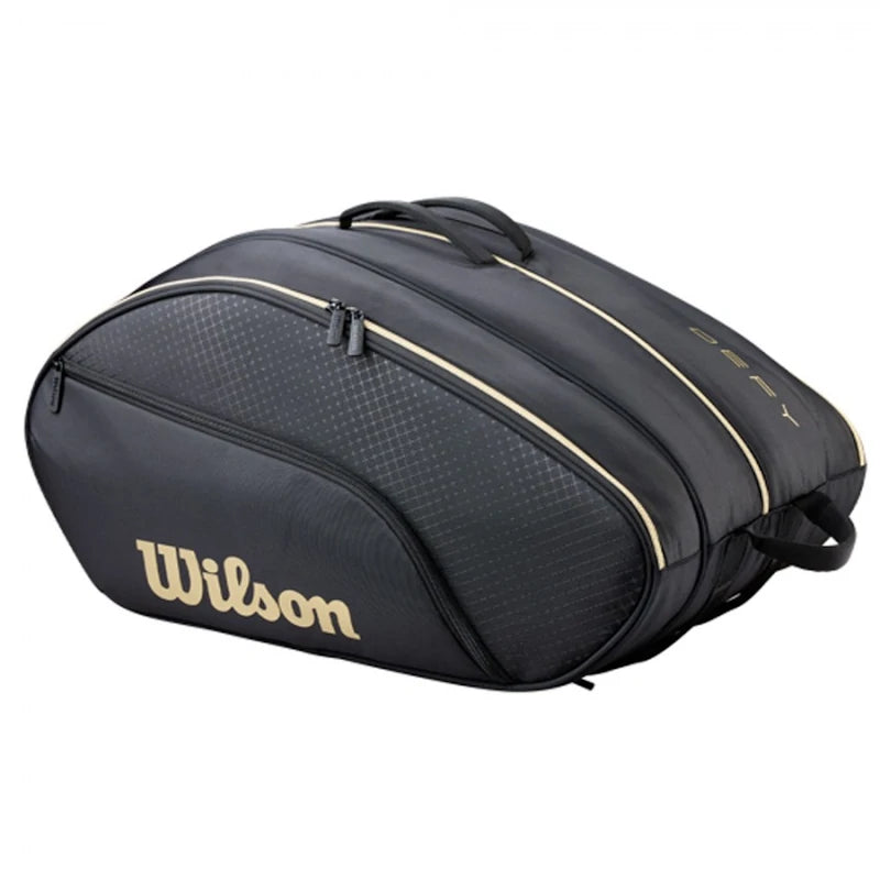 Paletero Wilson Defy V1 Negro/Dorado 2026