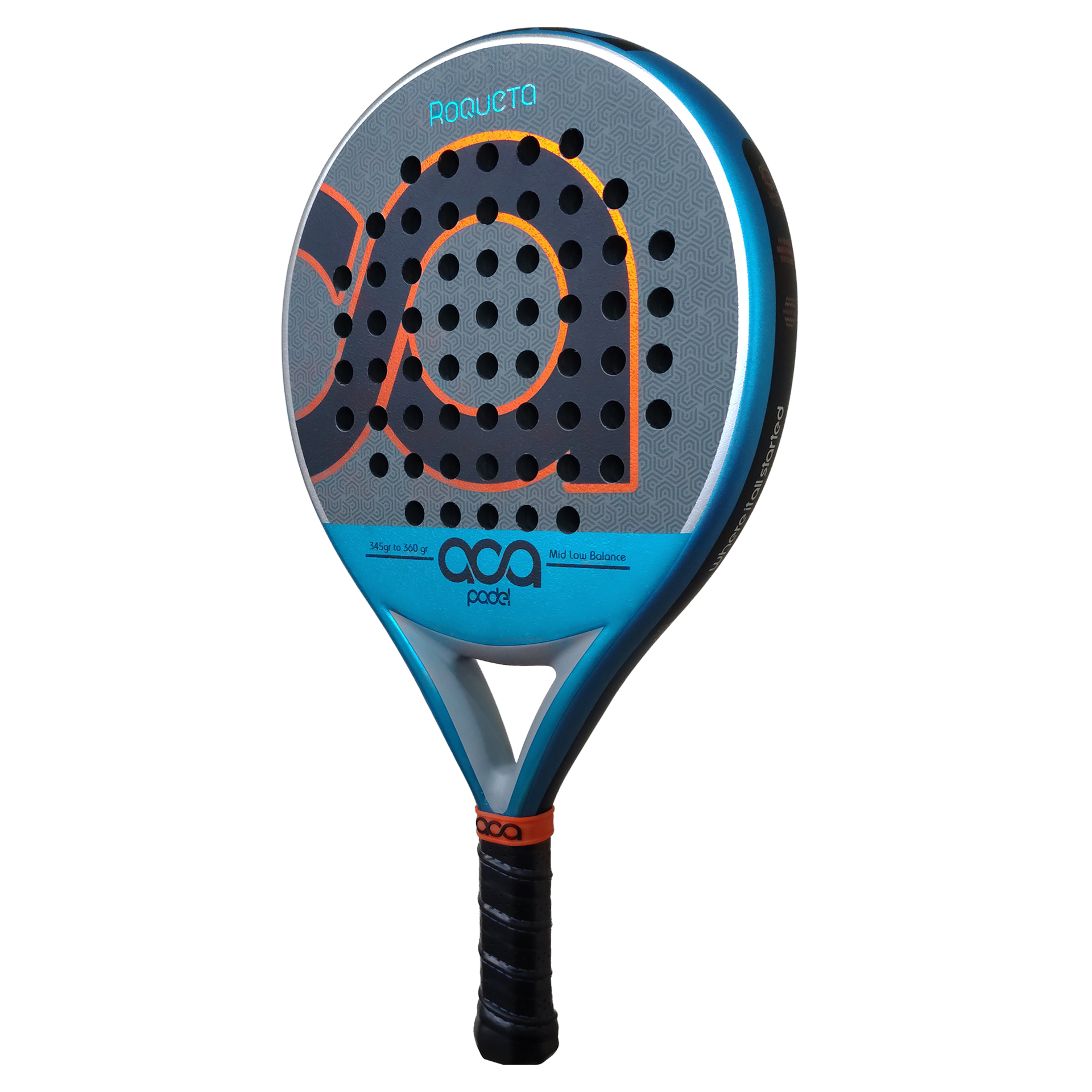Aca Padel Roqueta Azul/Naranja 2026