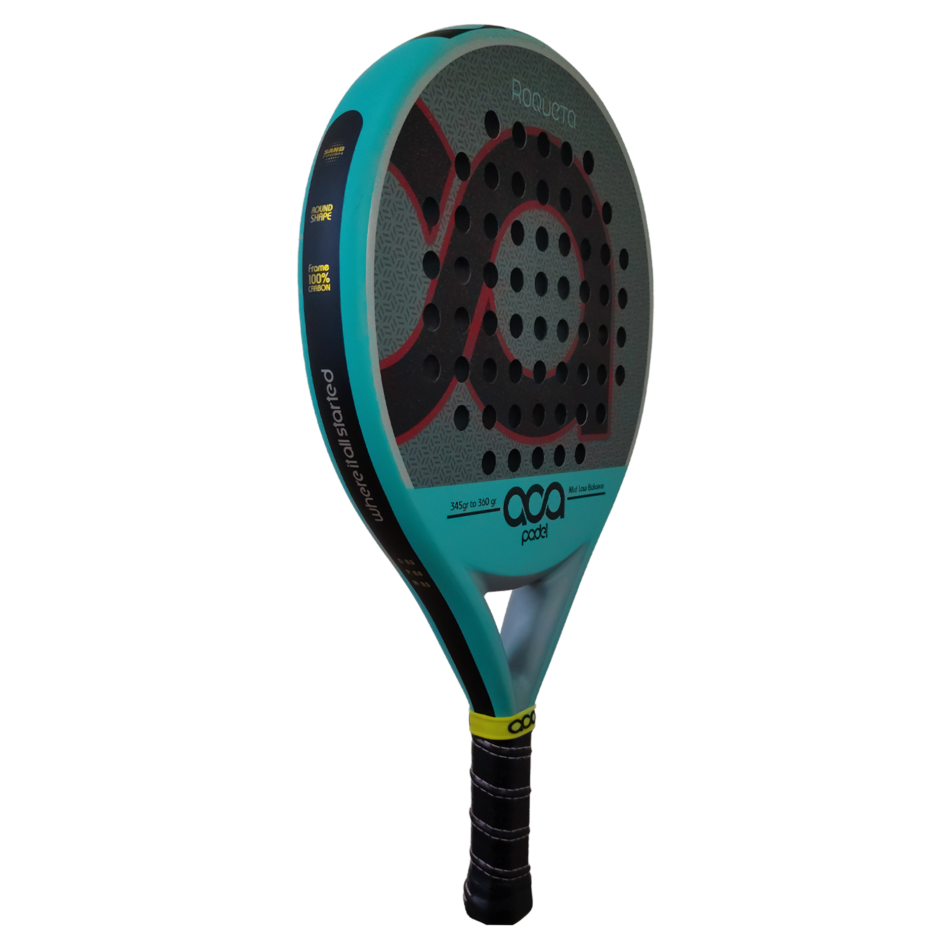 Aca Padel Roqueta Turquesa/Rosa 2026