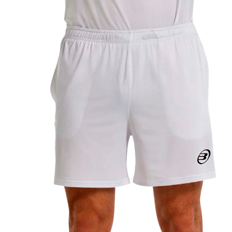 Short Bullpadel Bates Blanco/Azul Marino 2025