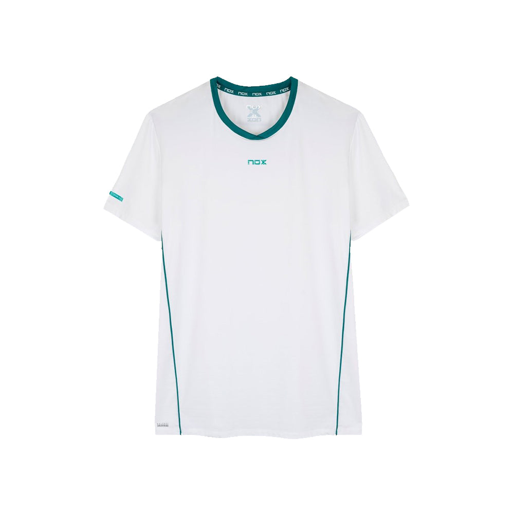 Camiseta Hombre Nox Pro Blanco/Verde Ivy 2026