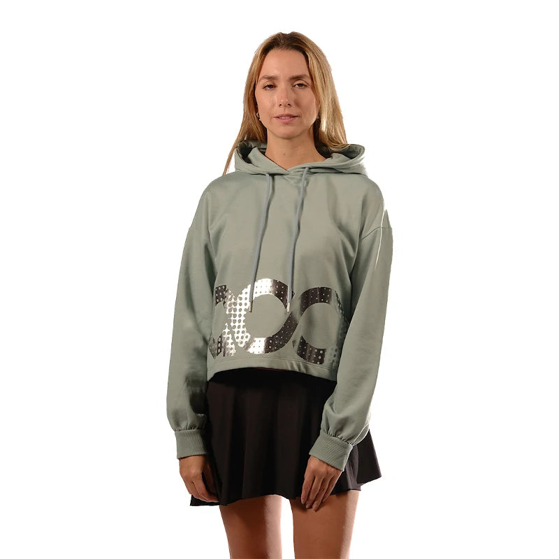 Sudadera Aca Padel Verde Olivo Mujer