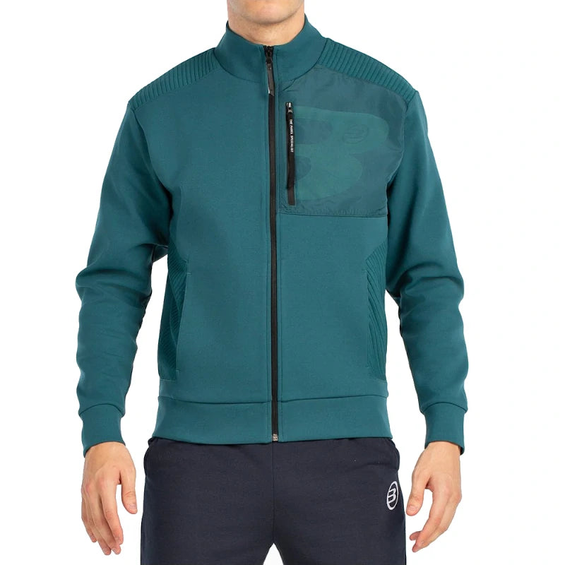 Sudadera Bullpadel Breen Verde Oscuro