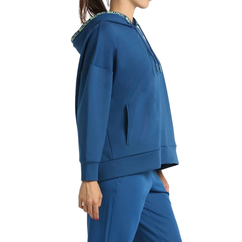 Sudadera Bullpadel Naron BG Azul Oscuro