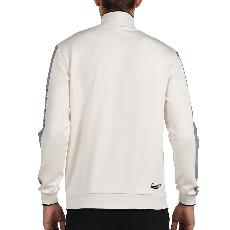 Sudadera Bullpadel Pindaro Blanco Crudo