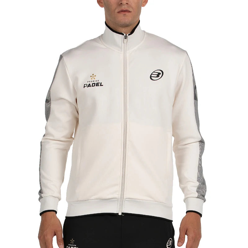 Sudadera Bullpadel Pindaro Blanco Crudo