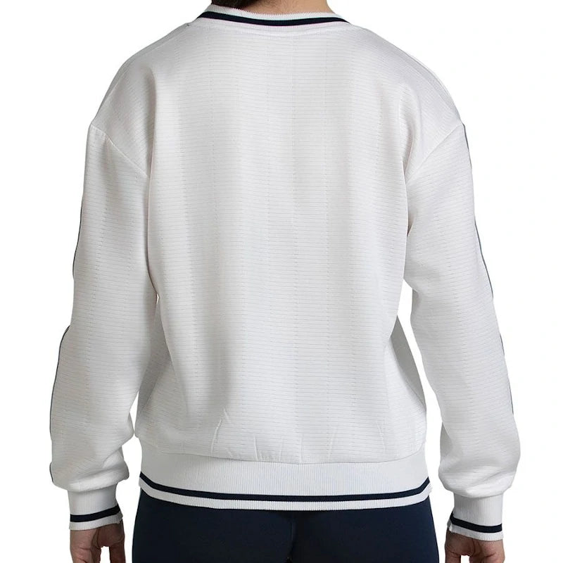 Sudadera Bullpadel Traiser Hueso Mujer 2026