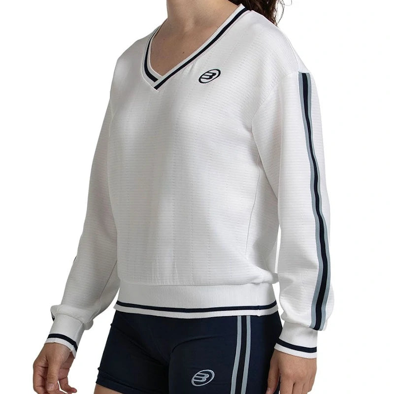 Sudadera Bullpadel Traiser Hueso Mujer 2026