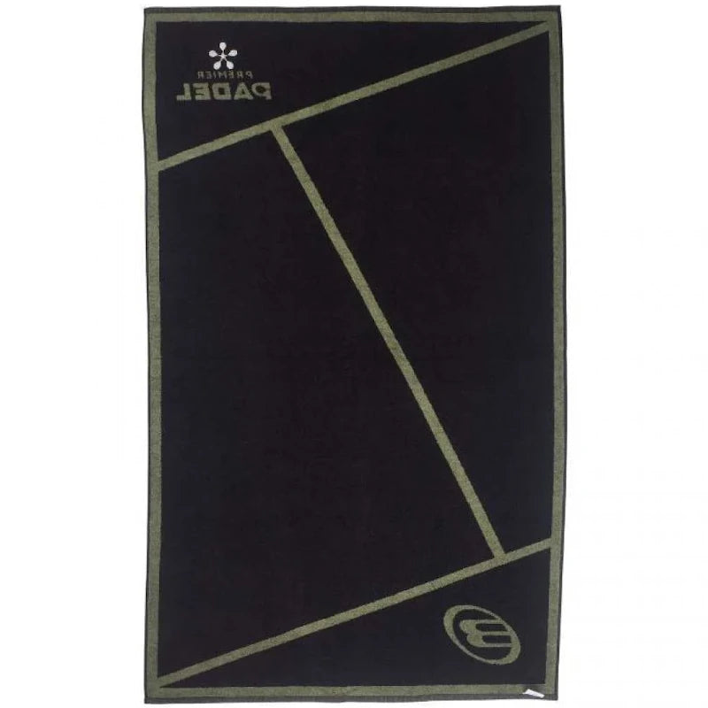 Toalla Bullpadel Premier Padel 100x50 Kaki/Negro