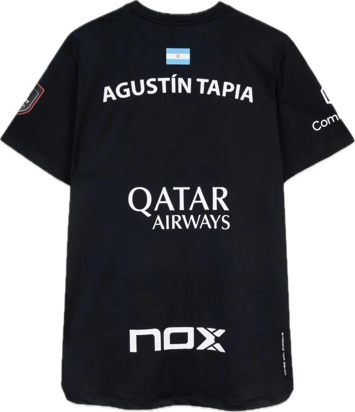Camiseta Sponsors Nox Agustin Tapia 2026 Negro