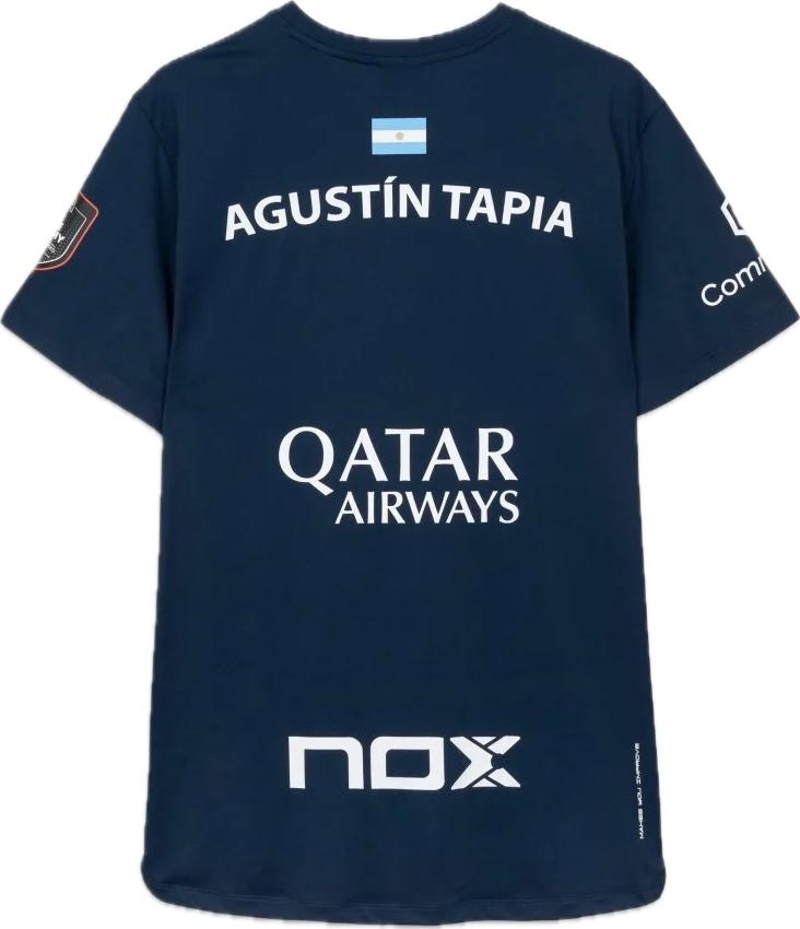 Camiseta Sponsors Nox Agustin Tapia 2026 Azul Marino