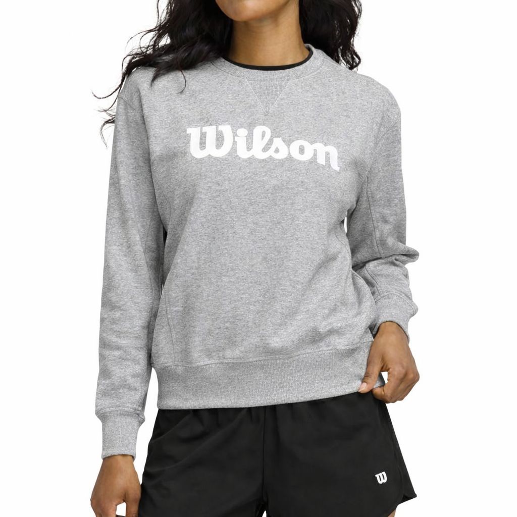 Sudadera Wilson Crewneck Gris Mujer