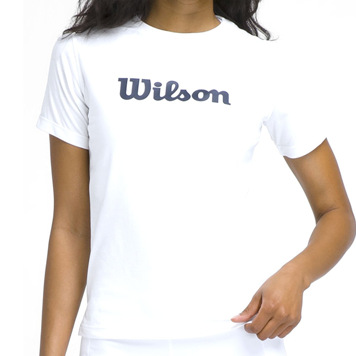 Camiseta Wilson Team Graphic Tee Blanco Mujer