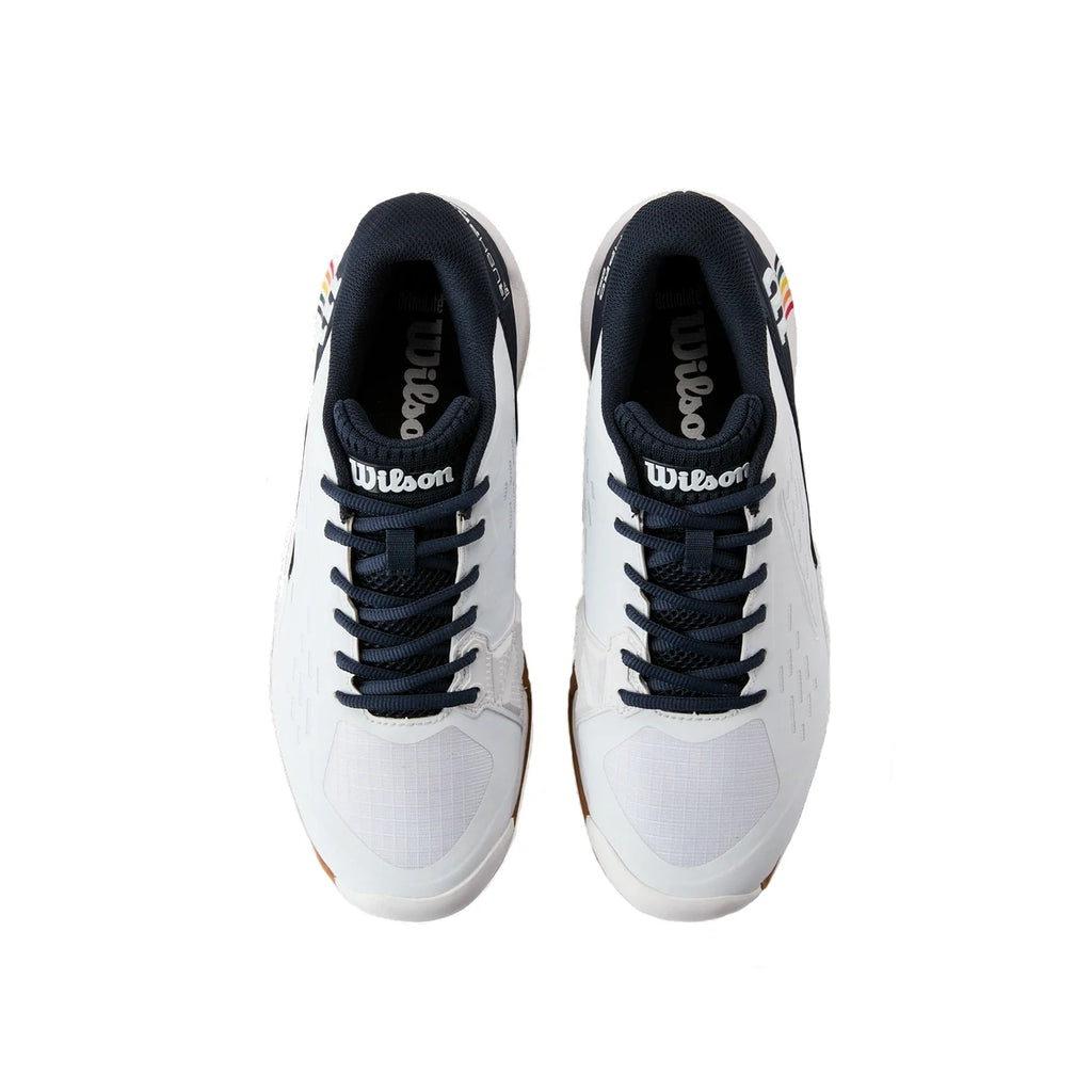 Zapatillas Wilson Rush Pro Ace Clay RG White/Navy Blazer/ Gum1a 2025