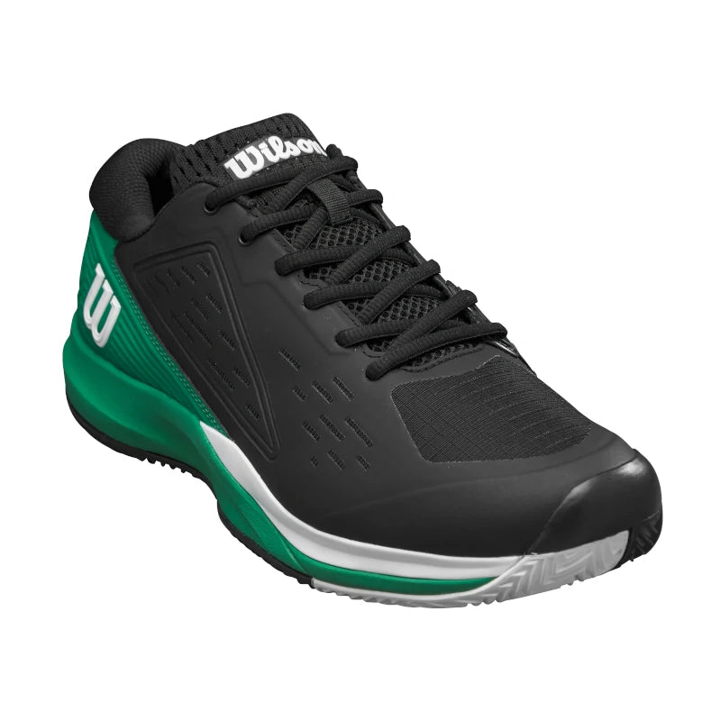 Zapatillas Rush Pro Ace Clay Negro/Verde 2025
