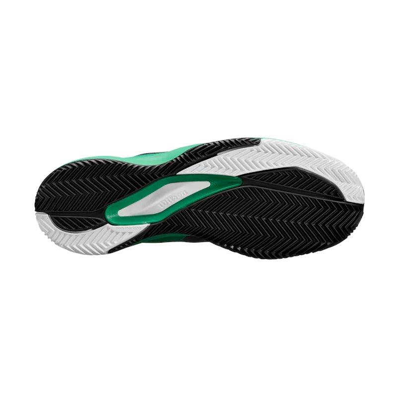 Zapatillas Rush Pro Ace Clay Negro/Verde 2025