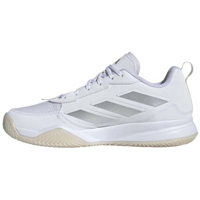 Zapatillas Adidas Avaflash Clay Plata-Blanco