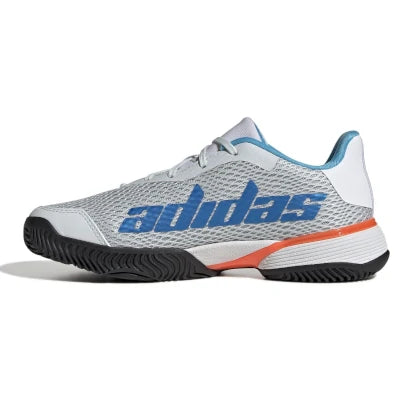 Zapatillas Adidas Barricade K Azul/Naranja/Blanco