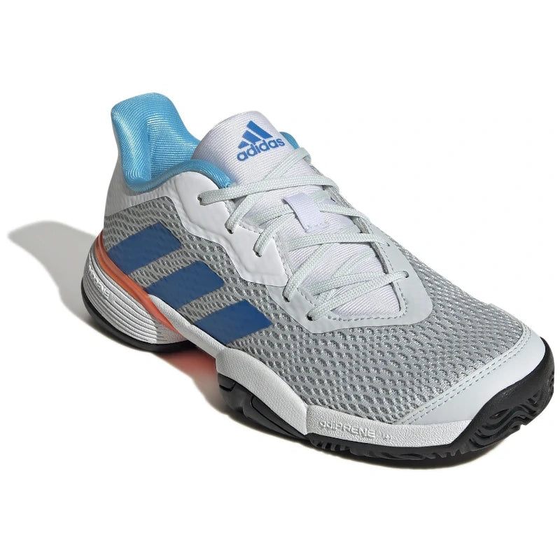 Zapatillas Adidas Barricade K Azul/Naranja/Blanco