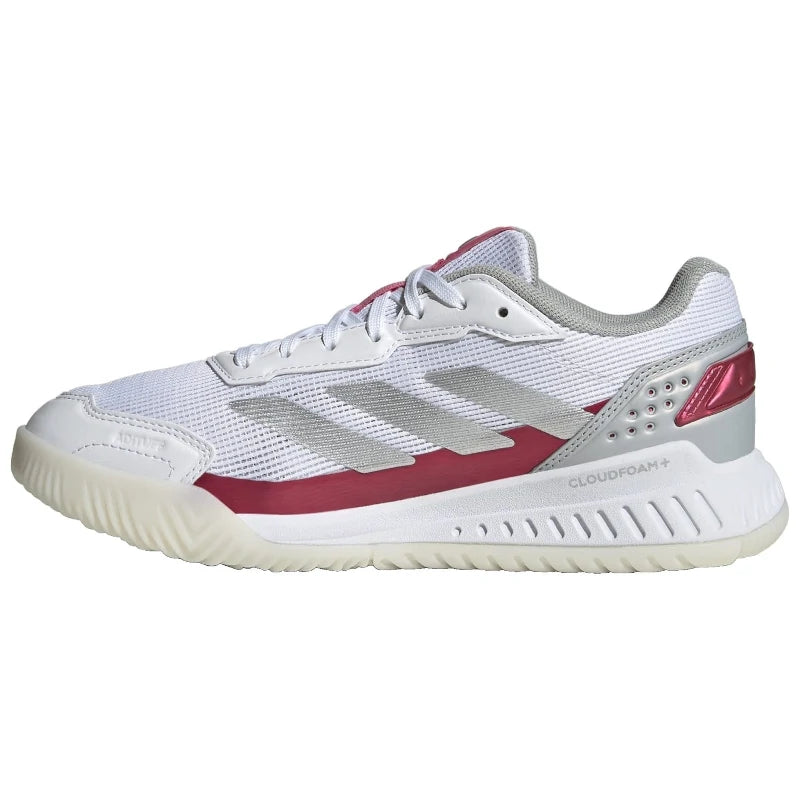 Adidas Courtquick Padel W Ftwr White/Silver Met./Lucid Pink