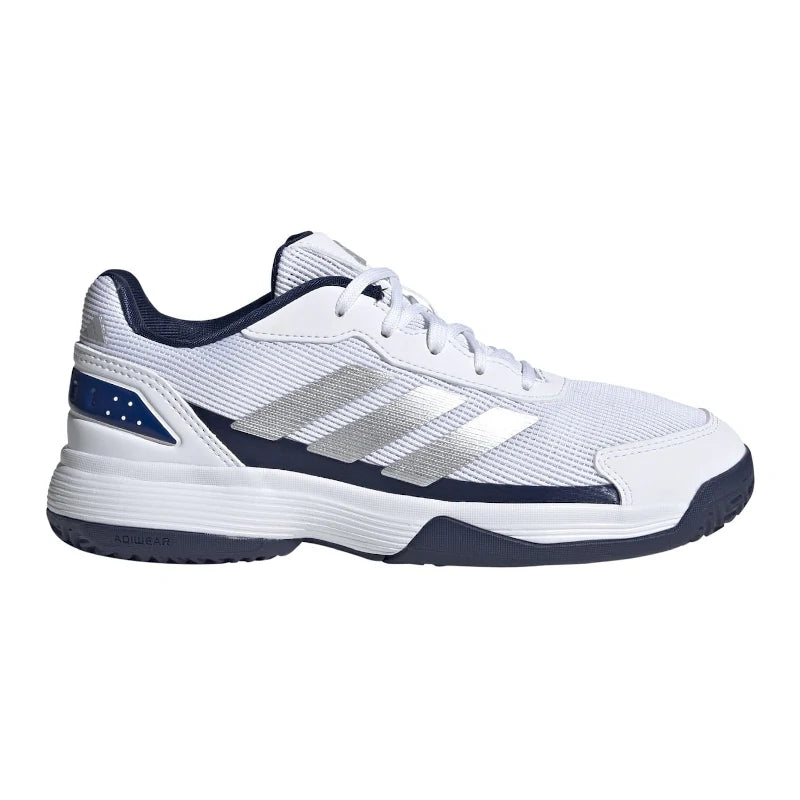 Zapatillas Adidas Crazyquick Padel Kids White/Silver Met./Dark Blue 2026