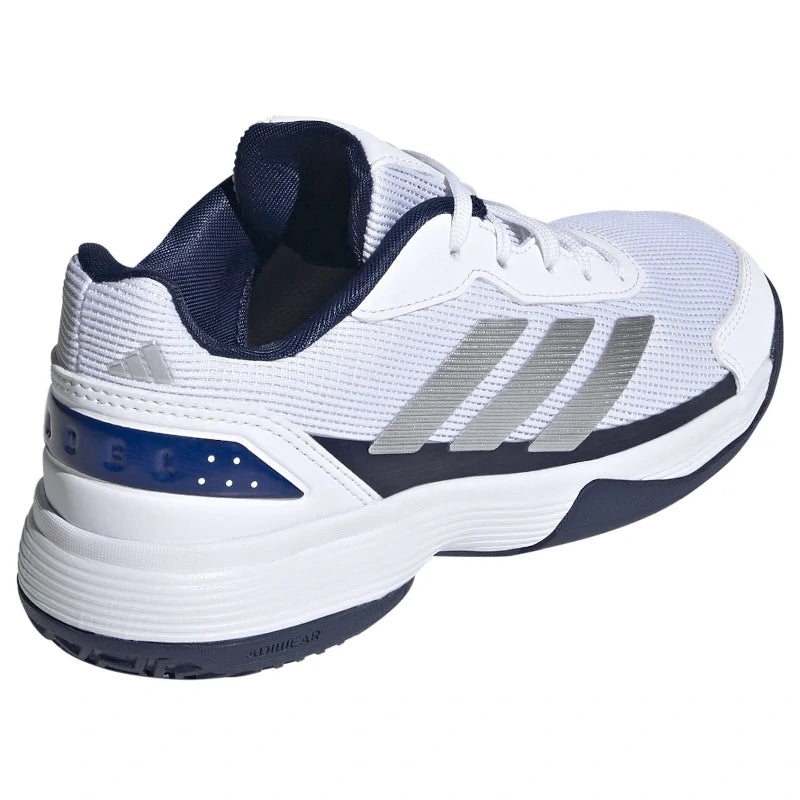 Zapatillas Adidas Crazyquick Padel Kids White/Silver Met./Dark Blue 2026