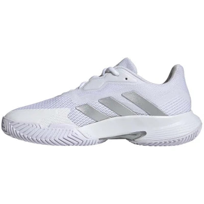 Zapatillas Adidas Courtjam Control W Blanco/Plata 2024