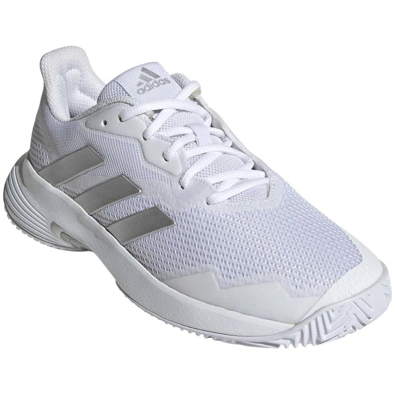 Zapatillas Adidas Courtjam Control W Blanco/Plata 2024