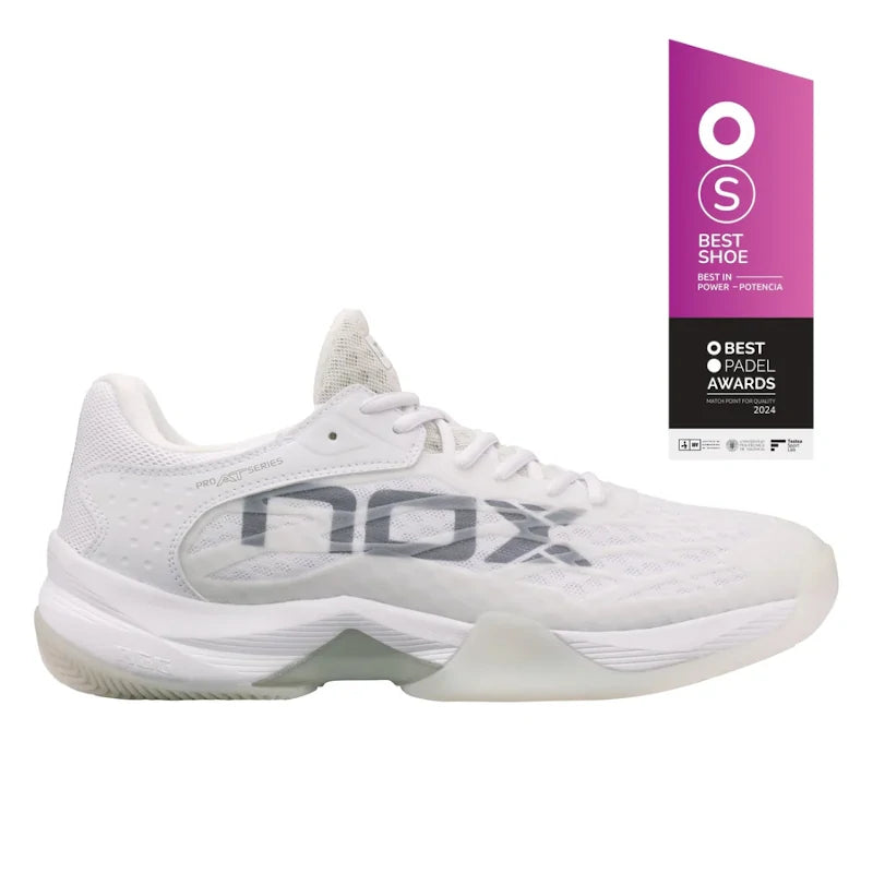 Zapatillas Nox AT10 Lux Blanco/Gris