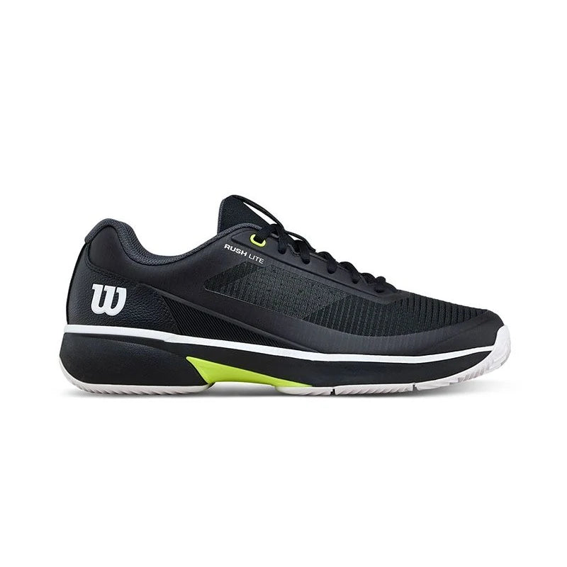Zapatillas Wilson Rush Lite 5 Clay Black/White 2026