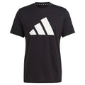Camiseta Adidas TR-ES FR Logo Negro/Blanco