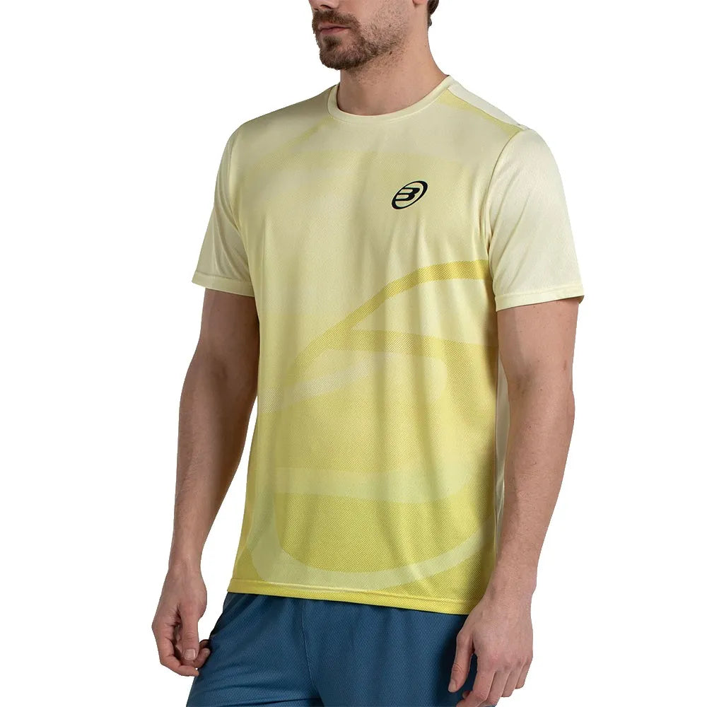 Camiseta Bullpadel Cayon Amarillo 2026