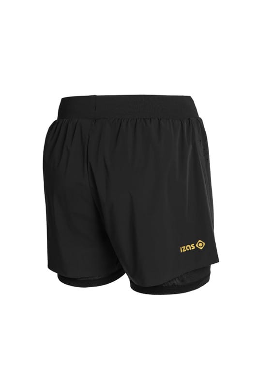 Pantalon Corto Izas Cagliari Mujer Negro/Amarillo