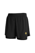 Pantalon Corto Izas Cagliari Mujer Negro/Amarillo