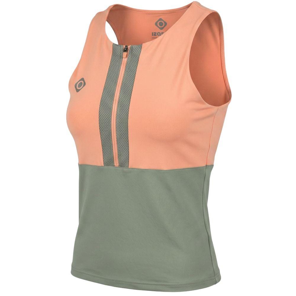 Camiseta Tirantes Izas Selma Kaki/Rosa
