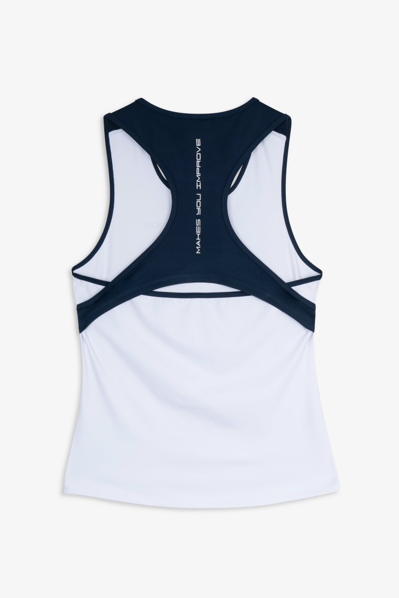 Camiseta Tirantes Nox Mujer Team Blanco/Azul Marino 2026