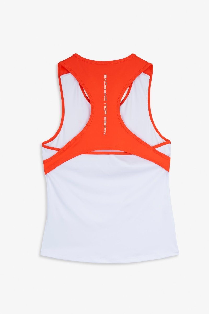 Camiseta Tirantes Nox Mujer Team Blanco/Rojo 2026