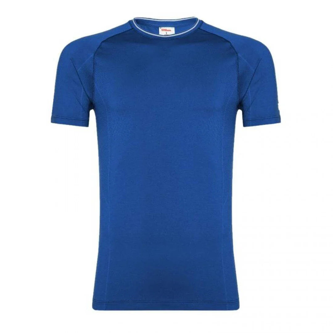 Camiseta Wilson M Team Seamless Crew Royal Blue