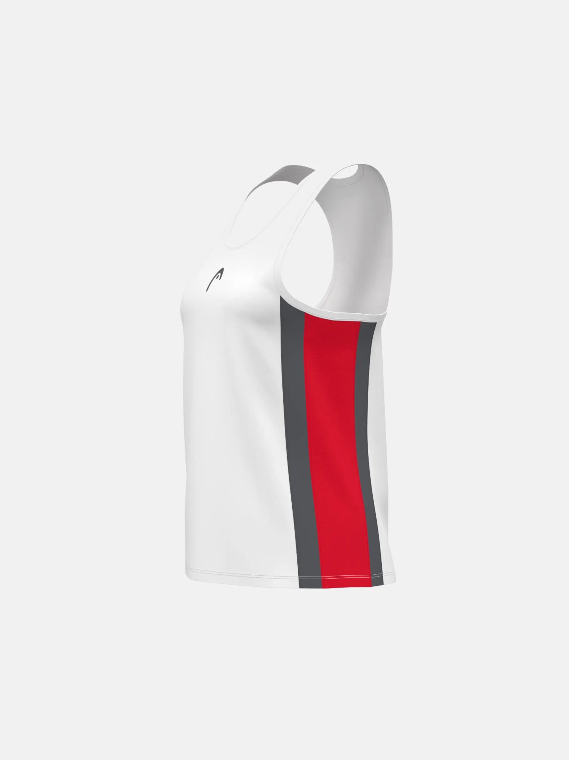 Camiseta Tirantes Head Club 25 Tech Rojo/Blanco