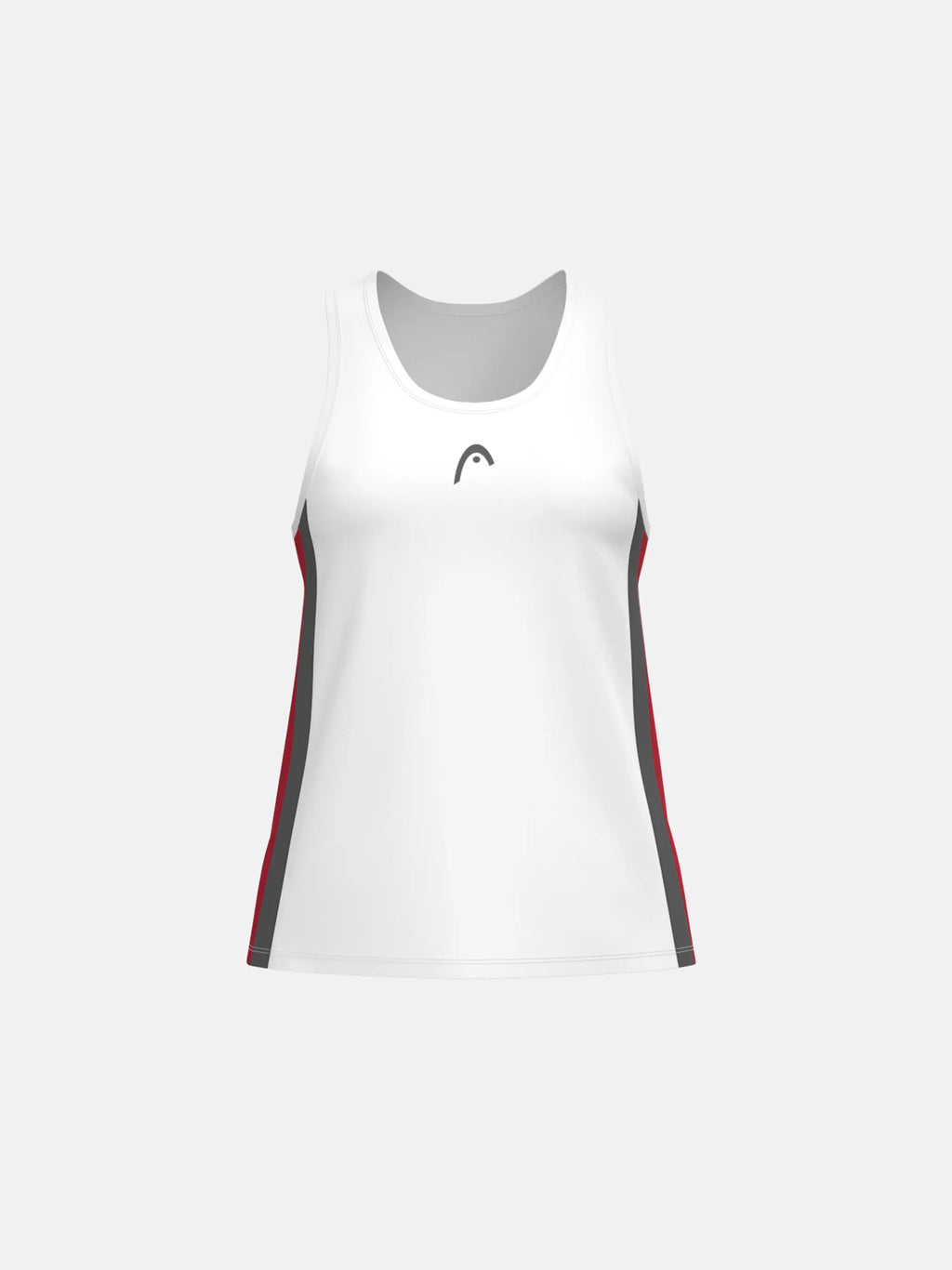 Camiseta Tirantes Head Club 25 Tech Rojo/Blanco