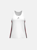 Camiseta Tirantes Head Club 25 Tech Rojo/Blanco