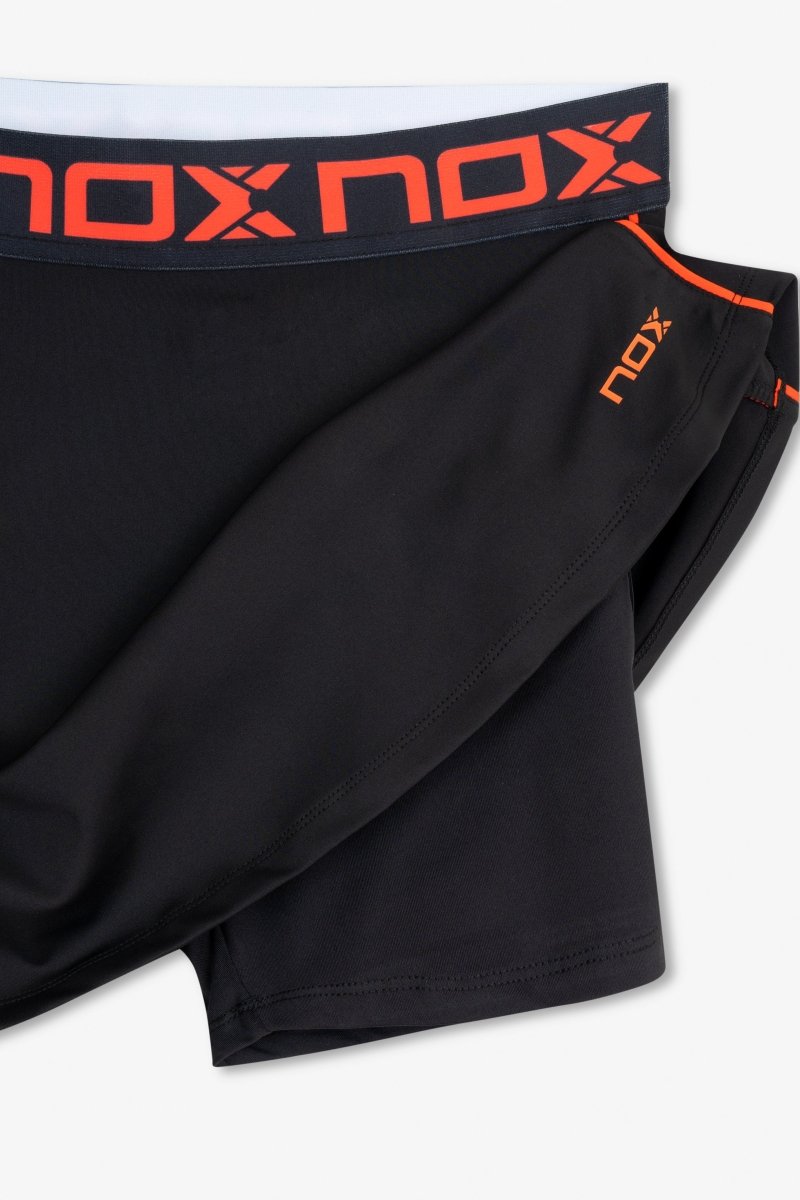 Falda Nox Team Negro/Rojo 2026
