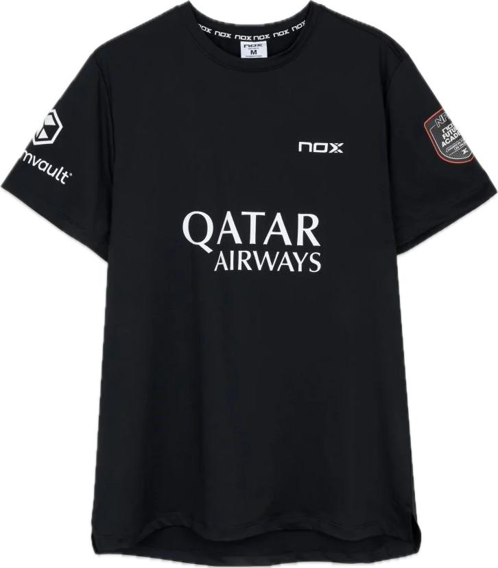 Camiseta Sponsors Nox Agustin Tapia 2026 Negro
